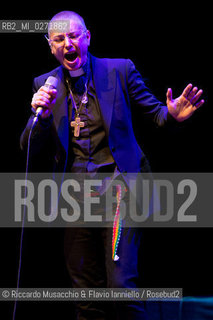 Rome, Auditorium Music Park  Apr 07 2013.Irish singer-songwriter Sinéad OConnor in concert.The Crazy Baldhead Tour . ©Riccardo Musacchio & Flavio Ianniello/Rosebud2