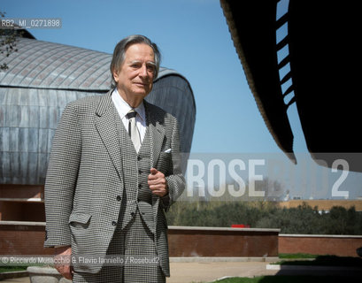 Rome, Auditorium Music Park Apr 07 2013.Portrait of Paolo Portoghesi, Italian architect, theorist, historian and professor of architecture at the University La Sapienza in Rome.  Arts History, Borromini.. ©Riccardo Musacchio & Flavio Ianniello/Rosebud2
