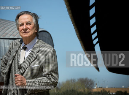 Rome, Auditorium Music Park Apr 07 2013.Portrait of Paolo Portoghesi, Italian architect, theorist, historian and professor of architecture at the University La Sapienza in Rome.  Arts History, Borromini.. ©Riccardo Musacchio & Flavio Ianniello/Rosebud2
