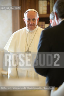 Città del Vaticano 11 04 2013.Sua Santità Papa Francesco riceve il primo ministro della Repubblica del Mozambico, Alberto Clementino Vaquina. ©Riccardo Musacchio & Flavio Ianniello/Rosebud2