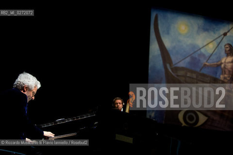 Rome, Auditorium Music Park Apr 10 2013.Nicola Piovani Viaggi di Ulisse ..Ensemble Aracoeli.. ©Riccardo Musacchio & Flavio Ianniello/Rosebud2