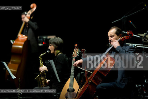 Rome, Auditorium Music Park Apr 10 2013.Nicola Piovani Viaggi di Ulisse ..Ensemble Aracoeli.. ©Riccardo Musacchio & Flavio Ianniello/Rosebud2