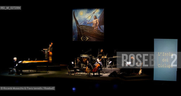 Rome, Auditorium Music Park Apr 10 2013.Nicola Piovani Viaggi di Ulisse ..Ensemble Aracoeli.. ©Riccardo Musacchio & Flavio Ianniello/Rosebud2