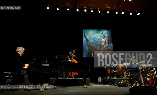 Rome, Auditorium Music Park Apr 10 2013.Nicola Piovani Viaggi di Ulisse ..Ensemble Aracoeli.. ©Riccardo Musacchio & Flavio Ianniello/Rosebud2