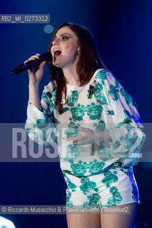 Rome, Auditorium Music Park May 05 2013.Annalisa in concert: “Non so ballare tour” . ©Riccardo Musacchio & Flavio Ianniello/Rosebud2