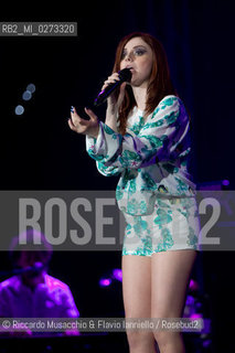Rome, Auditorium Music Park May 05 2013.Annalisa in concert: “Non so ballare tour” . ©Riccardo Musacchio & Flavio Ianniello/Rosebud2