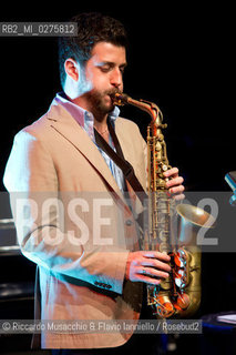 Rome, Auditorium Music Park May 16 2013.Saxophone Festival “Travel Dialogues”.Francesco Cafiso sax.Dino Rubino piano. ©Riccardo Musacchio & Flavio Ianniello/Rosebud2