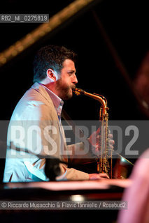 Rome, Auditorium Music Park May 16 2013.Saxophone Festival “Travel Dialogues”.Francesco Cafiso sax.Dino Rubino piano. ©Riccardo Musacchio & Flavio Ianniello/Rosebud2