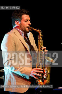 Rome, Auditorium Music Park May 16 2013.Saxophone Festival “Travel Dialogues”.Francesco Cafiso sax.Dino Rubino piano. ©Riccardo Musacchio & Flavio Ianniello/Rosebud2