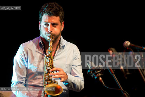 Rome, Auditorium Music Park May 16 2013.Saxophone Festival “Travel Dialogues”.Francesco Cafiso sax.Dino Rubino piano. ©Riccardo Musacchio & Flavio Ianniello/Rosebud2