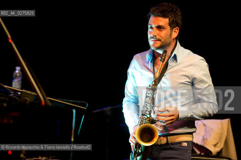 Rome, Auditorium Music Park May 16 2013.Saxophone Festival “Travel Dialogues”.Francesco Cafiso sax.Dino Rubino piano. ©Riccardo Musacchio & Flavio Ianniello/Rosebud2