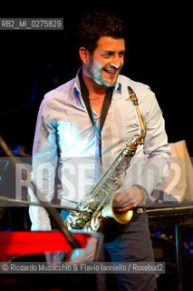 Rome, Auditorium Music Park May 16 2013.Saxophone Festival “Travel Dialogues”.Francesco Cafiso sax.Dino Rubino piano. ©Riccardo Musacchio & Flavio Ianniello/Rosebud2