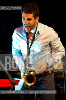 Rome, Auditorium Music Park May 16 2013.Saxophone Festival “Travel Dialogues”.Francesco Cafiso sax.Dino Rubino piano. ©Riccardo Musacchio & Flavio Ianniello/Rosebud2