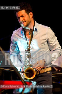Rome, Auditorium Music Park May 16 2013.Saxophone Festival “Travel Dialogues”.Francesco Cafiso sax.Dino Rubino piano. ©Riccardo Musacchio & Flavio Ianniello/Rosebud2