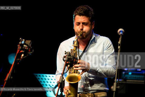 Rome, Auditorium Music Park May 16 2013.Saxophone Festival “Travel Dialogues”.Francesco Cafiso sax.Dino Rubino piano. ©Riccardo Musacchio & Flavio Ianniello/Rosebud2