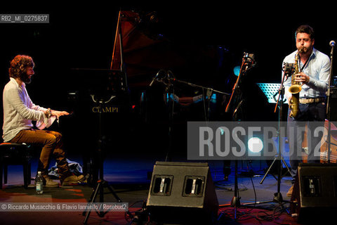 Rome, Auditorium Music Park May 16 2013.Saxophone Festival “Travel Dialogues”.Francesco Cafiso sax.Dino Rubino piano. ©Riccardo Musacchio & Flavio Ianniello/Rosebud2