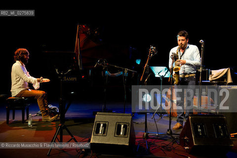 Rome, Auditorium Music Park May 16 2013.Saxophone Festival “Travel Dialogues”.Francesco Cafiso sax.Dino Rubino piano. ©Riccardo Musacchio & Flavio Ianniello/Rosebud2