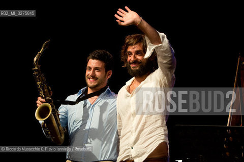 Rome, Auditorium Music Park May 16 2013.Saxophone Festival “Travel Dialogues”.Francesco Cafiso sax.Dino Rubino piano. ©Riccardo Musacchio & Flavio Ianniello/Rosebud2
