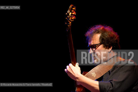 Rome, Auditorium Music Park May 16 2013.Saxophone Festival.Maurizio Giammarco Quartet featuring Battista Lena.Maurizio Giammarco sax.Battista Lena guitar.Luca Bulgarelli bass.Marcello di Leonardo drums. ©Riccardo Musacchio & Flavio Ianniello/Rosebud2