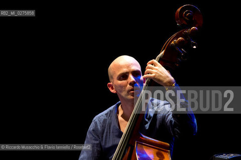 Rome, Auditorium Music Park May 16 2013.Saxophone Festival.Maurizio Giammarco Quartet featuring Battista Lena.Maurizio Giammarco sax.Battista Lena guitar.Luca Bulgarelli bass.Marcello di Leonardo drums. ©Riccardo Musacchio & Flavio Ianniello/Rosebud2