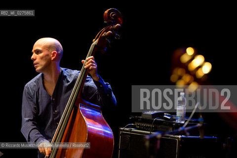 Rome, Auditorium Music Park May 16 2013.Saxophone Festival.Maurizio Giammarco Quartet featuring Battista Lena.Maurizio Giammarco sax.Battista Lena guitar.Luca Bulgarelli bass.Marcello di Leonardo drums. ©Riccardo Musacchio & Flavio Ianniello/Rosebud2
