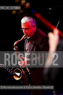 Rome, Auditorium Music Park May 16 2013.Saxophone Festival.Maurizio Giammarco Quartet featuring Battista Lena.Maurizio Giammarco sax.Battista Lena guitar.Luca Bulgarelli bass.Marcello di Leonardo drums. ©Riccardo Musacchio & Flavio Ianniello/Rosebud2