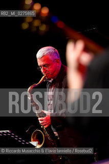 Rome, Auditorium Music Park May 16 2013.Saxophone Festival.Maurizio Giammarco Quartet featuring Battista Lena.Maurizio Giammarco sax.Battista Lena guitar.Luca Bulgarelli bass.Marcello di Leonardo drums. ©Riccardo Musacchio & Flavio Ianniello/Rosebud2