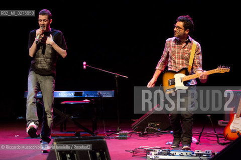 Roma, Auditorium Parco della Musica 24 05 2013.Generazione XL Andrea Nardinocchi.special guest Giuliano Sangiorgi Negramaro.. ©Riccardo Musacchio & Flavio Ianniello/Rosebud2