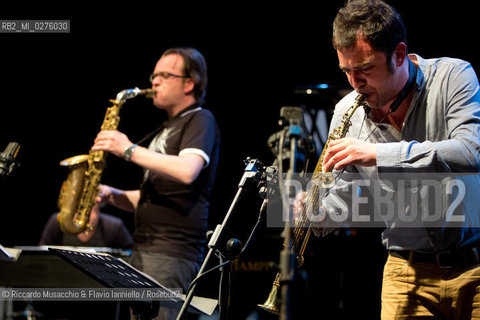 Roma, Auditorium Parco della Musica 17 05 2013.Festival del sassofono “From the Heel”.Puglia Jazz Factory.Partipilo, Casarano, Signorile, Bardoscia, Accardi.Gaetano Partipilo sax alto e soprano.Raffaele Casarano sax alto e soprano.Mirko Signorile pianoforte.Marco Bardoscia contrabbasso.Fabio Accardi batteria. ©Riccardo Musacchio & Flavio Ianniello/Rosebud2
