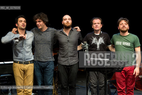 Roma, Auditorium Parco della Musica 17 05 2013.Festival del sassofono “From the Heel”.Puglia Jazz Factory.Partipilo, Casarano, Signorile, Bardoscia, Accardi.Gaetano Partipilo sax alto e soprano.Raffaele Casarano sax alto e soprano.Mirko Signorile pianoforte.Marco Bardoscia contrabbasso.Fabio Accardi batteria. ©Riccardo Musacchio & Flavio Ianniello/Rosebud2