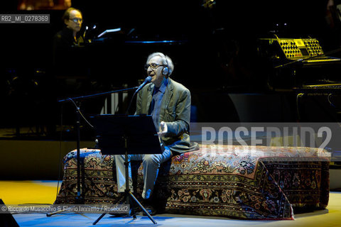 Rome, Auditorium Music Park Jun 26 2013.Luglio suona bene 2013 .Franco Battiato in concert Aria di Rivoluzione.. ©Riccardo Musacchio & Flavio Ianniello/Rosebud2