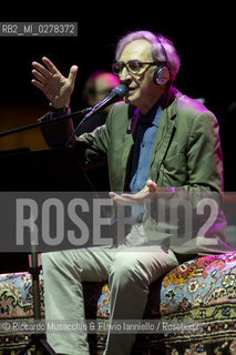 Rome, Auditorium Music Park Jun 26 2013.Luglio suona bene 2013 .Franco Battiato in concert Aria di Rivoluzione.. ©Riccardo Musacchio & Flavio Ianniello/Rosebud2