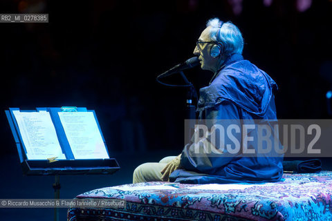 Rome, Auditorium Music Park Jun 26 2013.Luglio suona bene 2013 .Franco Battiato in concert Aria di Rivoluzione.. ©Riccardo Musacchio & Flavio Ianniello/Rosebud2