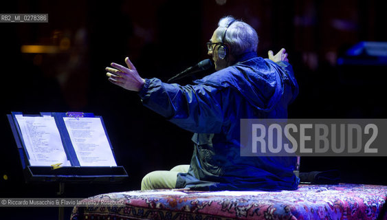 Rome, Auditorium Music Park Jun 26 2013.Luglio suona bene 2013 .Franco Battiato in concert Aria di Rivoluzione.. ©Riccardo Musacchio & Flavio Ianniello/Rosebud2
