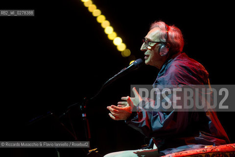 Rome, Auditorium Music Park Jun 26 2013.Luglio suona bene 2013 .Franco Battiato in concert Aria di Rivoluzione.. ©Riccardo Musacchio & Flavio Ianniello/Rosebud2