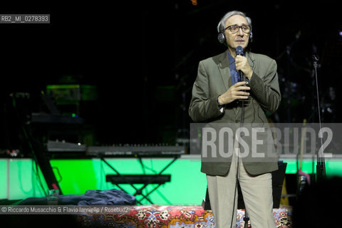 Rome, Auditorium Music Park Jun 26 2013.Luglio suona bene 2013 .Franco Battiato in concert Aria di Rivoluzione.. ©Riccardo Musacchio & Flavio Ianniello/Rosebud2
