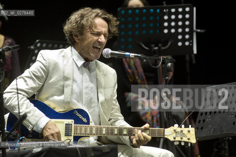 Rome, Auditorium Music Park  Jun 29 2013.Luglio suona bene 2013 .Goran Bregovic La Notte della Taranta .Wedding and Funeral Band, Orchestra de La Notte della Taranta .Enza Pagliara voce and Alessia Tondo voice.. ©Riccardo Musacchio & Flavio Ianniello/Rosebud2