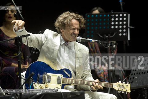 Rome, Auditorium Music Park  Jun 29 2013.Luglio suona bene 2013 .Goran Bregovic La Notte della Taranta .Wedding and Funeral Band, Orchestra de La Notte della Taranta .Enza Pagliara voce and Alessia Tondo voice.. ©Riccardo Musacchio & Flavio Ianniello/Rosebud2