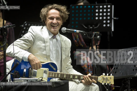 Rome, Auditorium Music Park  Jun 29 2013.Luglio suona bene 2013 .Goran Bregovic La Notte della Taranta .Wedding and Funeral Band, Orchestra de La Notte della Taranta .Enza Pagliara voce and Alessia Tondo voice.. ©Riccardo Musacchio & Flavio Ianniello/Rosebud2