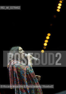 Rome, Auditorium Music Park  Jun 29 2013.Luglio suona bene 2013 .Goran Bregovic La Notte della Taranta .Wedding and Funeral Band, Orchestra de La Notte della Taranta .Enza Pagliara voce and Alessia Tondo voice.. ©Riccardo Musacchio & Flavio Ianniello/Rosebud2