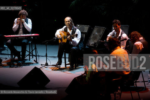 Rome, Auditorium Music Park  Jul 04 2013.Luglio suona bene 2013 .Paco de Lucia y El Grupo “Immortalidad de un Concierto . ©Riccardo Musacchio & Flavio Ianniello/Rosebud2