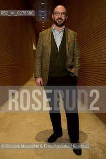 Roma, Auditorium Parco della Musica 17 03 2013.Libri come. Festa del Libro e della Lettura .Premi Strega si incontrano: .Alessandro Piperno e Walter Siti vincitori del Premio Strega 2012 e 2013 si incontrano in un dialogo che anticipa di 4 mesi prima la vittoria di Walter Siti del 2013. ©Riccardo Musacchio & Flavio Ianniello/Rosebud2