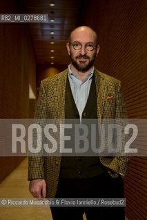 Roma, Auditorium Parco della Musica 17 03 2013.Libri come. Festa del Libro e della Lettura .Premi Strega si incontrano: .Alessandro Piperno e Walter Siti vincitori del Premio Strega 2012 e 2013 si incontrano in un dialogo che anticipa di 4 mesi prima la vittoria di Walter Siti del 2013. ©Riccardo Musacchio & Flavio Ianniello/Rosebud2