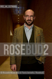 Roma, Auditorium Parco della Musica 17 03 2013.Libri come. Festa del Libro e della Lettura .Premi Strega si incontrano: .Alessandro Piperno e Walter Siti vincitori del Premio Strega 2012 e 2013 si incontrano in un dialogo che anticipa di 4 mesi prima la vittoria di Walter Siti del 2013. ©Riccardo Musacchio & Flavio Ianniello/Rosebud2