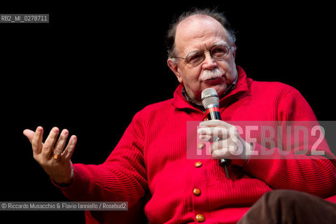 Roma, Auditorium Parco della Musica 17 03 2013.Libri come. Festa del Libro e della Lettura .Premi Strega si incontrano: .Alessandro Piperno e Walter Siti vincitori del Premio Strega 2012 e 2013 si incontrano in un dialogo che anticipa di 4 mesi prima la vittoria di Walter Siti del 2013. ©Riccardo Musacchio & Flavio Ianniello/Rosebud2