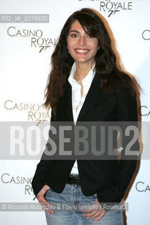 Rome, Dec 14 2006.Photocall of the Usa movie Casino Royal (007), director Ian Fleming..in the picture: the italian actress Caterina Murino.. ©Riccardo Musacchio & Flavio Ianniello/Rosebud2