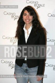 Rome, Dec 14 2006.Photocall of the Usa movie Casino Royal (007), director Ian Fleming..in the picture: the italian actress Caterina Murino.. ©Riccardo Musacchio & Flavio Ianniello/Rosebud2