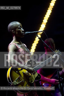 Rome, Auditorium Music Park Jul 14 2013.Malian singer, songwriter and guitarist Rokia Traoré in concert: Beautiful Africa. ©Riccardo Musacchio & Flavio Ianniello/Rosebud2