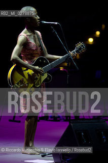 Rome, Auditorium Music Park Jul 14 2013.Malian singer, songwriter and guitarist Rokia Traoré in concert: Beautiful Africa. ©Riccardo Musacchio & Flavio Ianniello/Rosebud2