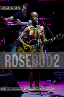 Rome, Auditorium Music Park Jul 14 2013.Malian singer, songwriter and guitarist Rokia Traoré in concert: Beautiful Africa. ©Riccardo Musacchio & Flavio Ianniello/Rosebud2